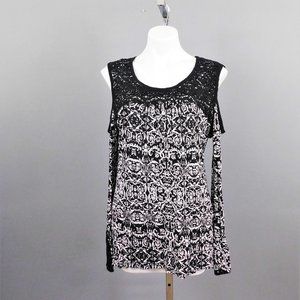 RXB Women Black White Shirt New‎ M